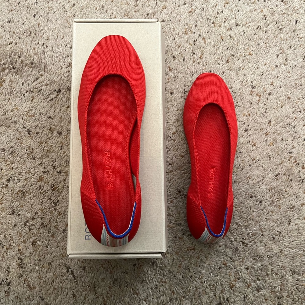Rothy's Bold Red Women's Flats